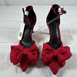 A New Day Red Bow Heels